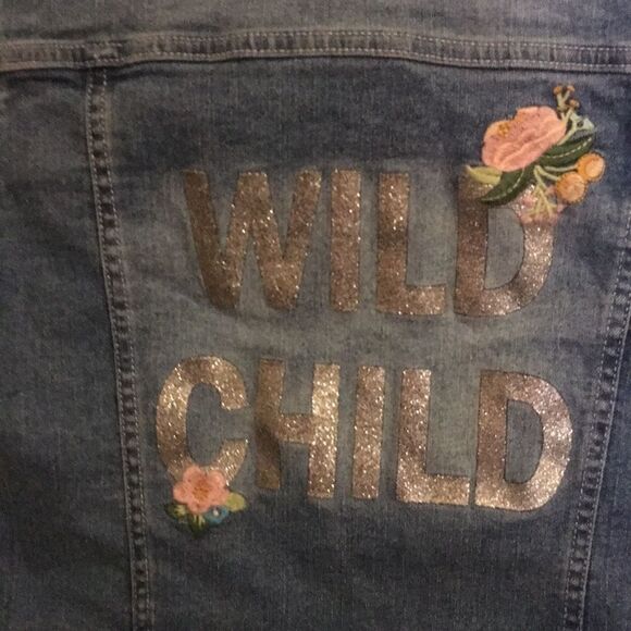 Arizona Large 14 Girls Denim Jacket - Picture 4 of 9